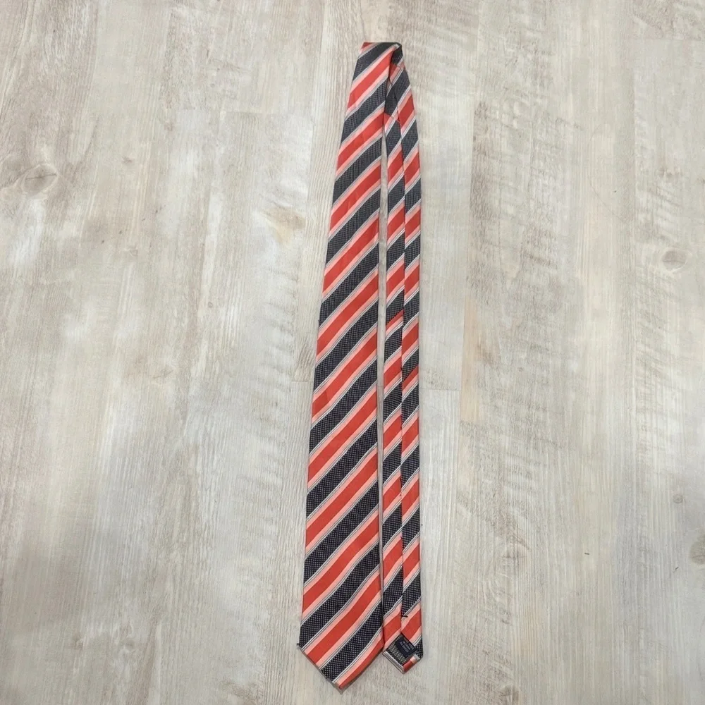 Giorgio Brutini Striped Red and Black Men's Tie